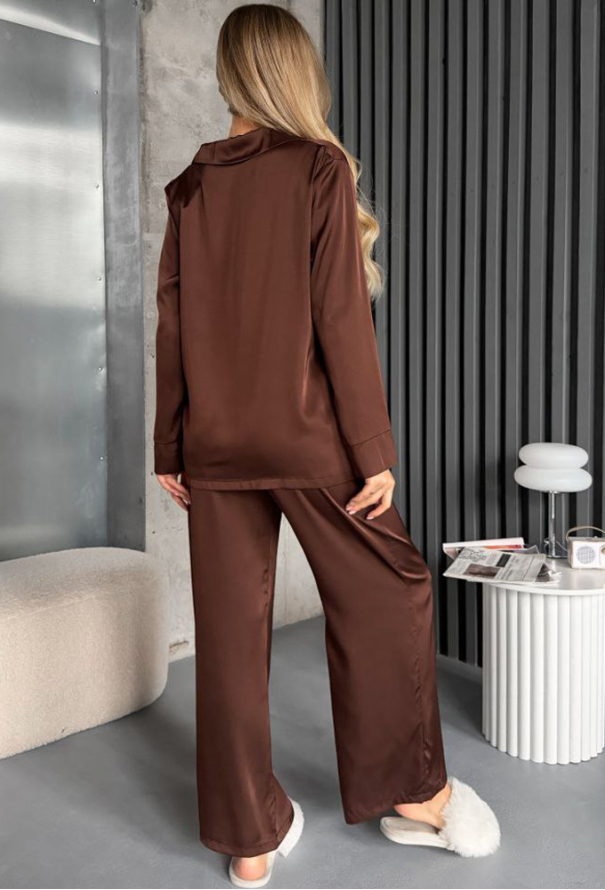 Піжама жіноча шовкова Julia Ulich 9026-286 фото