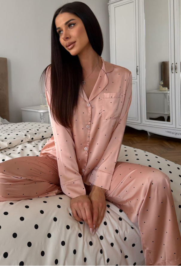 Пижама женская шелковая Julia Ulich 394-4 фото