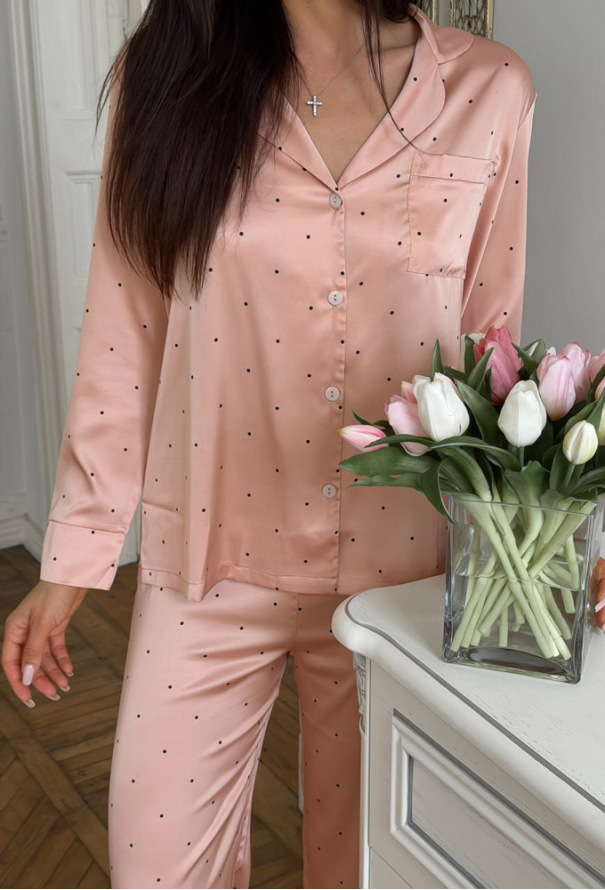 Пижама женская шелковая Julia Ulich 394-4 фото