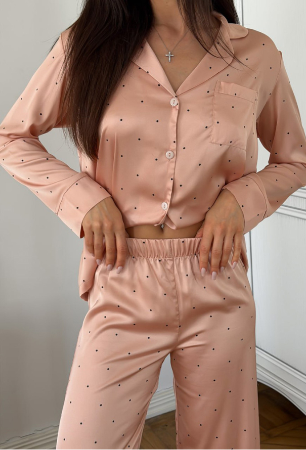 Пижама женская шелковая Julia Ulich 394-4 фото