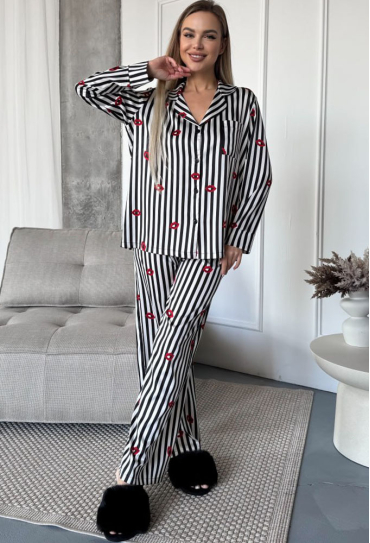 Піжама жіноча шовкова Julia Ulich 9026-5