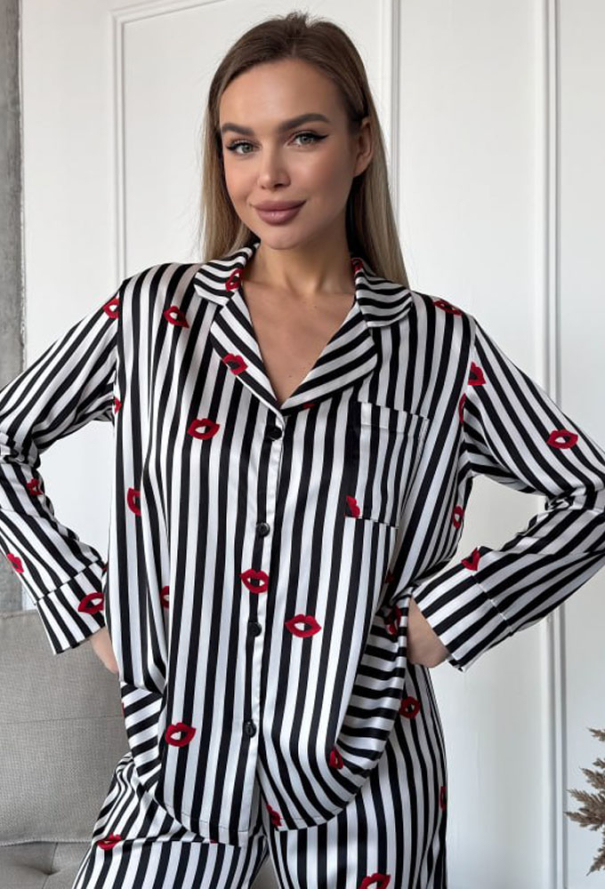 Піжама жіноча шовкова Julia Ulich 9026-5 фото