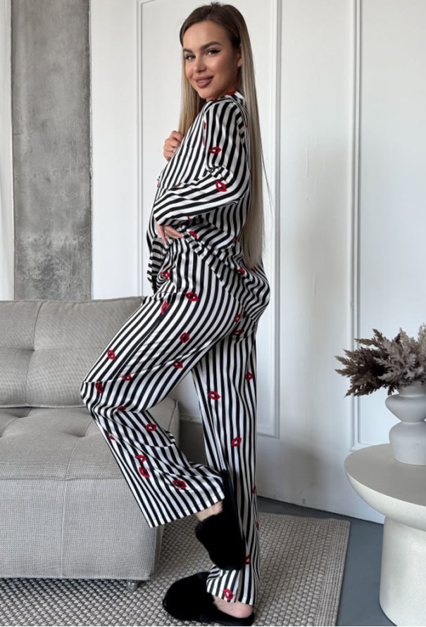 Піжама жіноча шовкова Julia Ulich 9026-5 фото