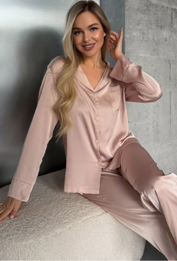 Пижама женская шелковая Julia Ulich 9026-71 фото