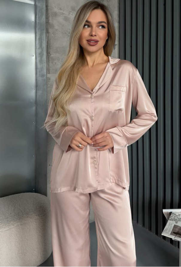 Пижама женская шелковая Julia Ulich 9026-71 фото