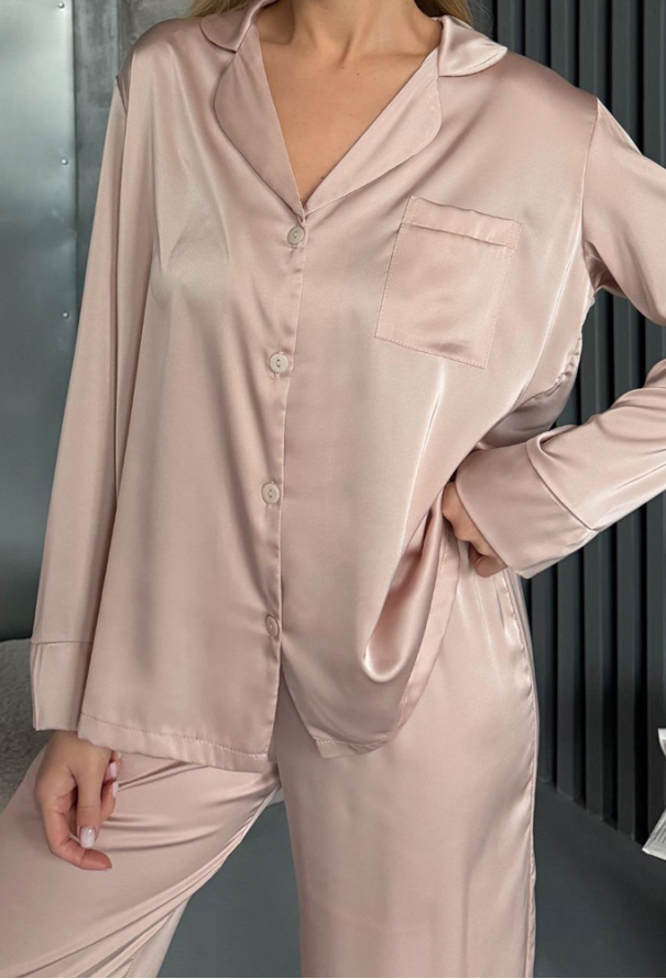 Пижама женская шелковая Julia Ulich 9026-71 фото