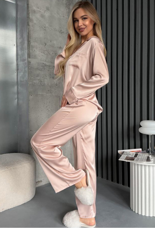 Пижама женская шелковая Julia Ulich 9026-71 фото