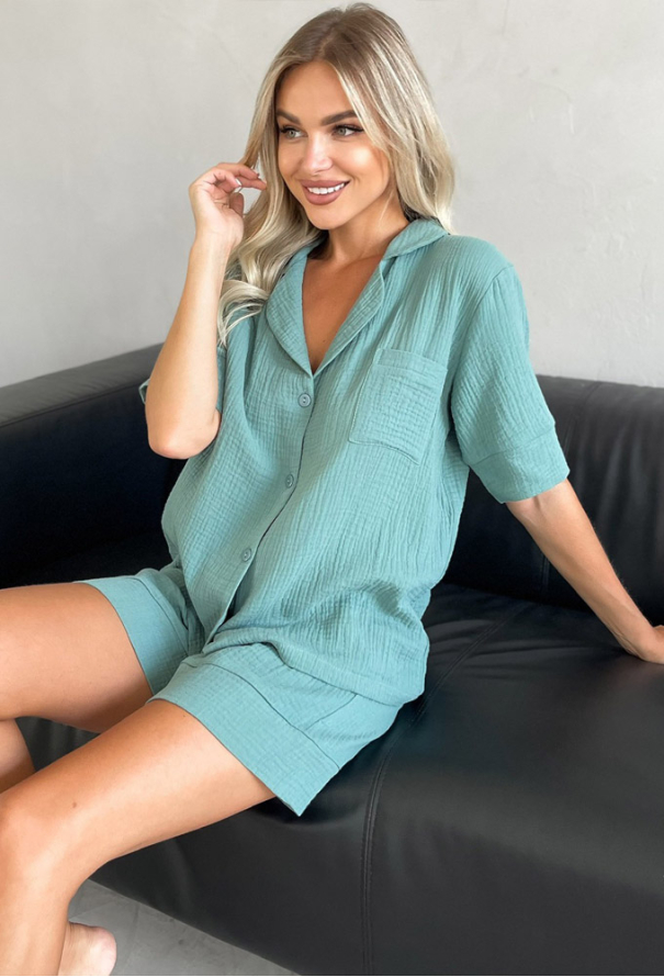 Піжама жіноча муслінова Julia Ulich 9028-4 фото