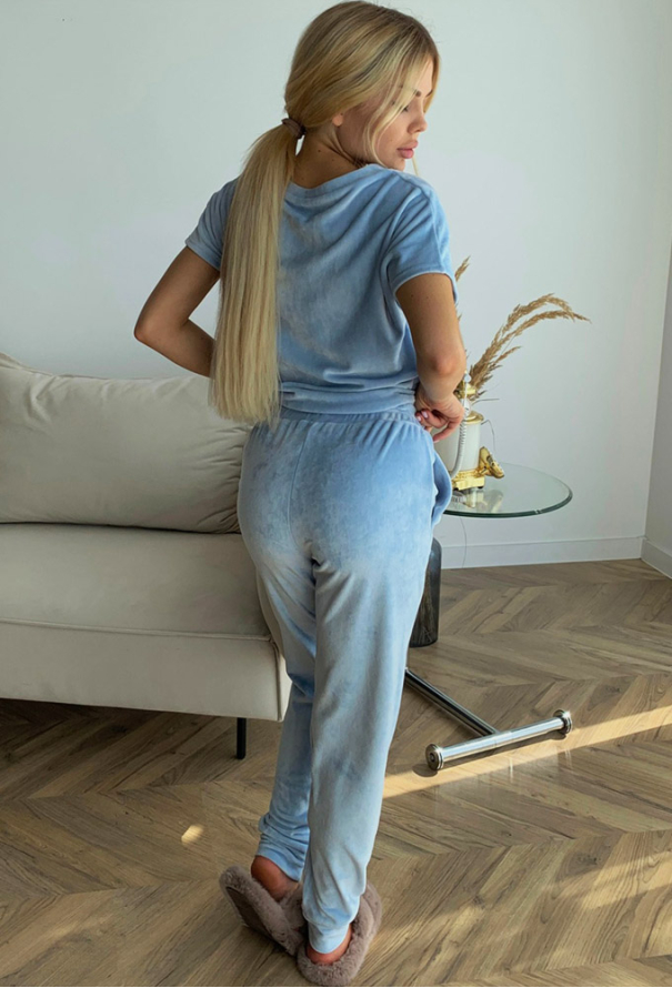Пижама женская велюровая Julia Ulich ФШТ-20 фото