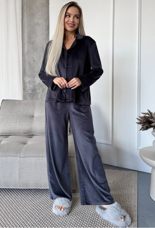 Піжама жіноча велюрова Ніколь Julia Ulich 18-02GF фото