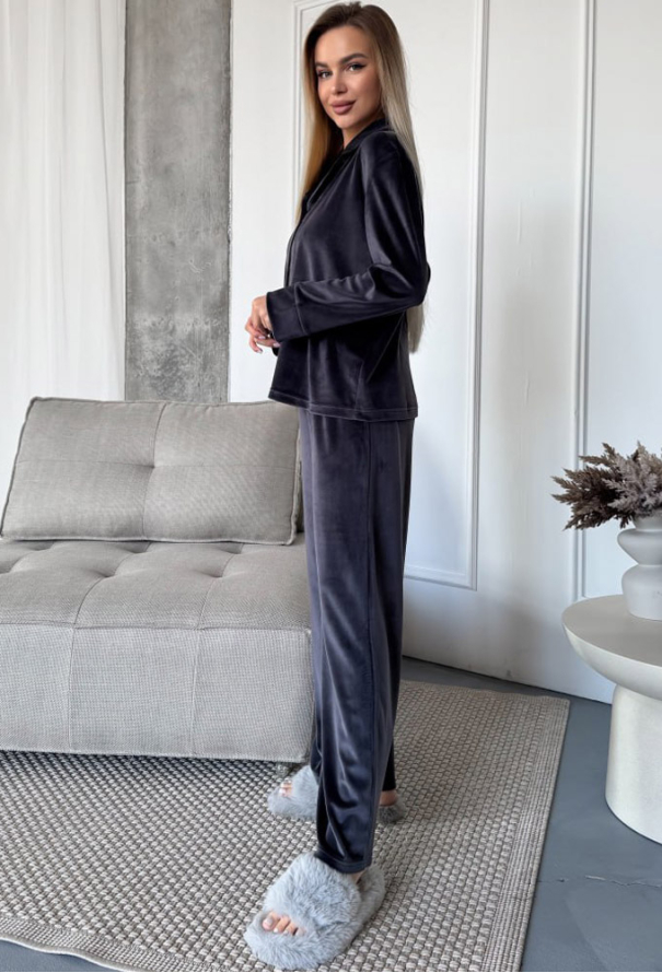 Піжама жіноча велюрова Ніколь Julia Ulich 18-02GF фото