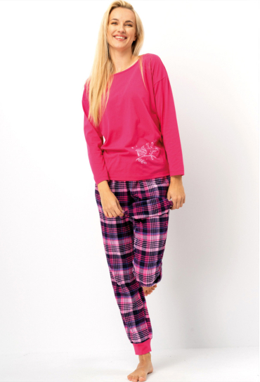 Піжама жіноча фланелева Key LNS 491 B25-4