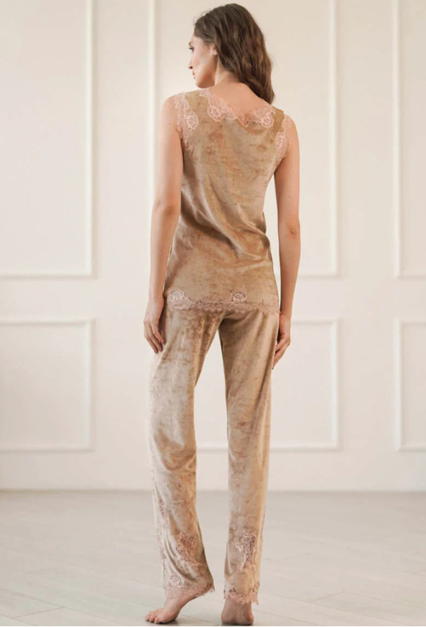 Піжама жіноча велюрова Morgan Komilfo 7044/4VN фото