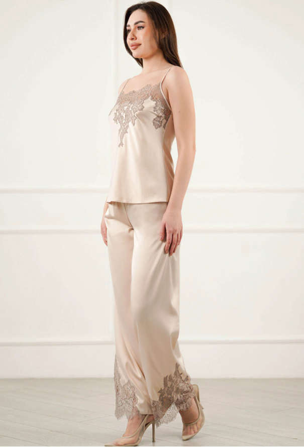 Пижама женская шелковая Tourmaline Komilfo 7059/3253 фото