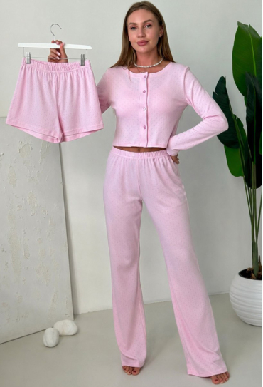 Пижама женская комплект трикотаж Lumi Cosy SetPH153713-2