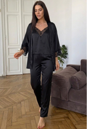 Пижама женская комплект шелк Julia Ulich 1805-25