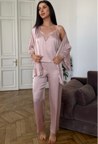 Пижама женская комплект шелк Julia Ulich 1805-71