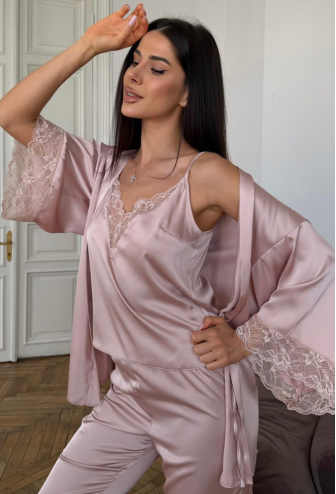 Піжама жіноча комплект шовк Julia Ulich 1805-71
