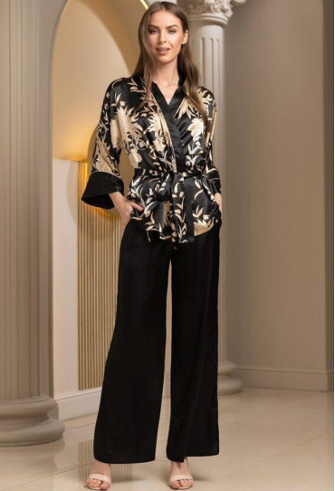 Пижама женская комплект натуральный шелк Elmira Mia-Amore 4265