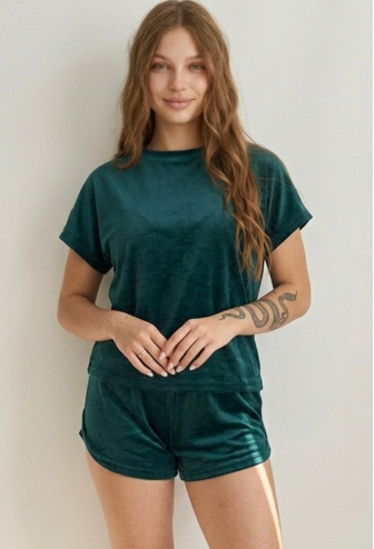 Пижама женская комплект велюр V.Velika 145-23IZ