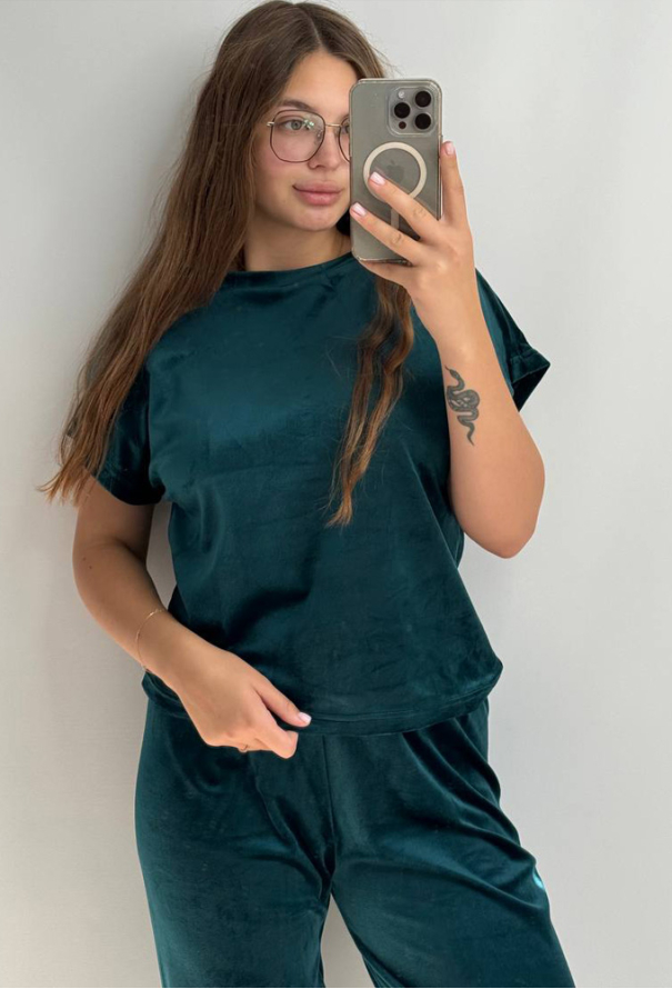 Піжама жіноча  комплект велюр V.Velika 145-23IZ фото