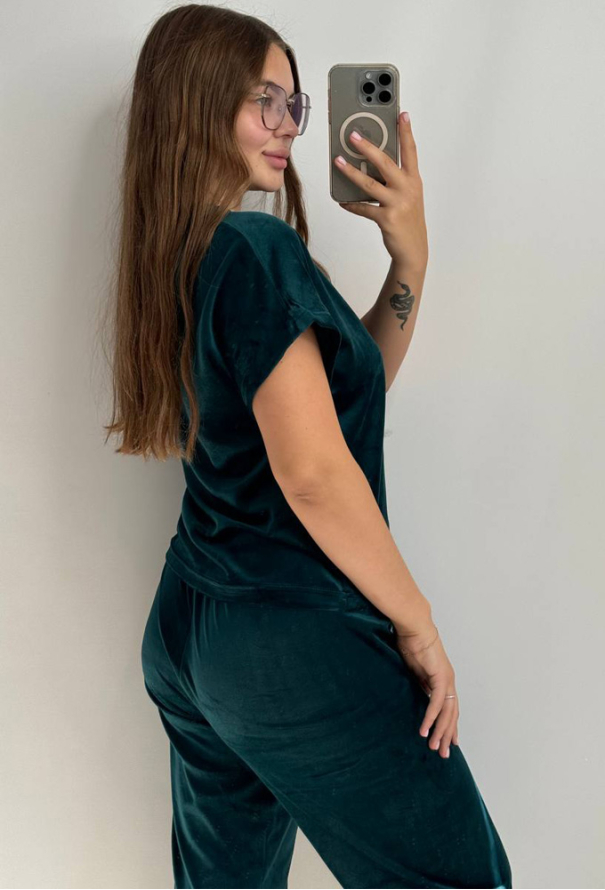 Піжама жіноча  комплект велюр V.Velika 145-23IZ фото