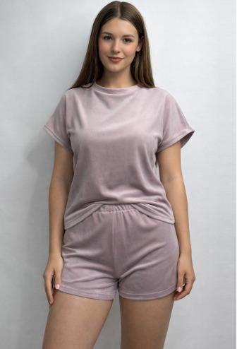 Піжама жіноча  комплект велюр V.Velika 145-23PD2