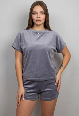 Пижама женская комплект велюр V.Velika 145-23S