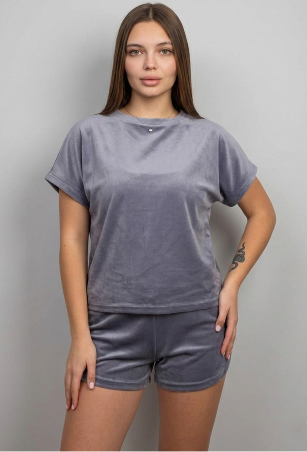 Піжама жіноча  комплект велюр V.Velika 145-23S фото