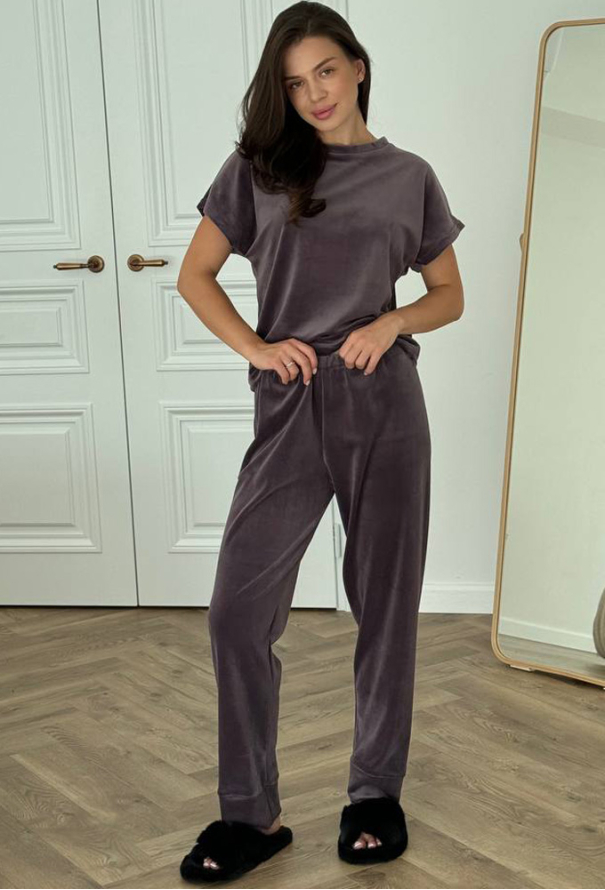 Піжама жіноча  комплект велюр V.Velika 145-23TSH фото