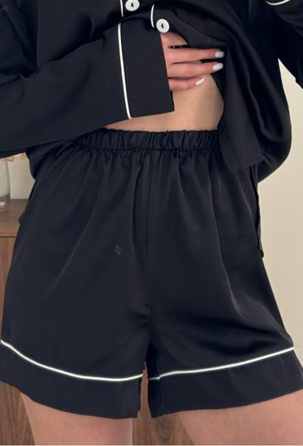 Пижама женская комплект шелк V.Velika 281-25CHWK фото