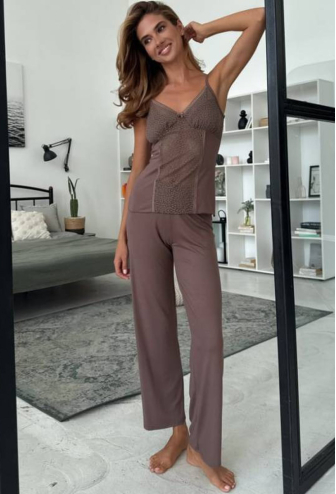 Пижама женская комплект вискоза Violet delux ТР-М-10MSH