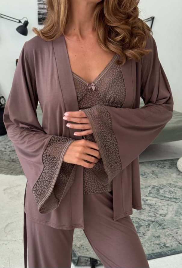 Пижама женская комплект вискоза Violet delux ТР-М-10MSH фото