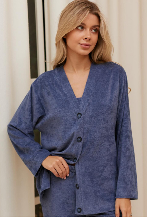 Піжама жіноча комплект велюр Velour Your Touch VL-9000B фото