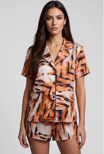 Піжама жіноча шовкова Enigma Leinle 1931-65038