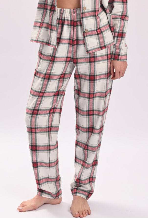 Піжама жіноча фланелева LoomLine 13-49KH фото