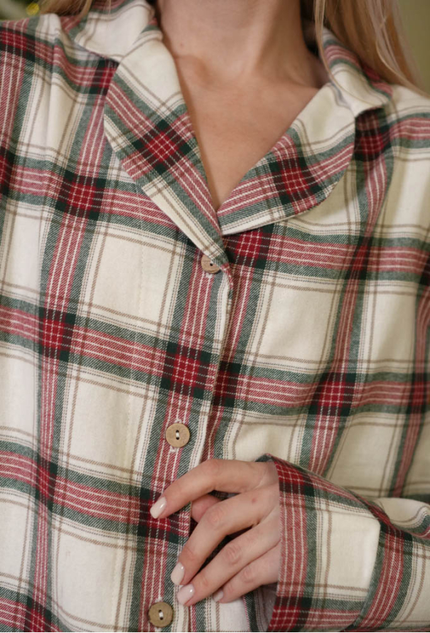 Піжама жіноча фланелева LoomLine 13-49KH фото