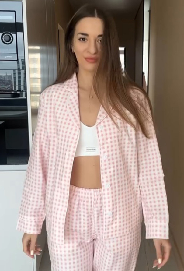 Пижама женская фланелевая LoomLine 13-52PK фото