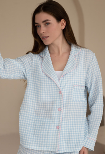 Пижама женская муслиновая LoomLine 13-61BK