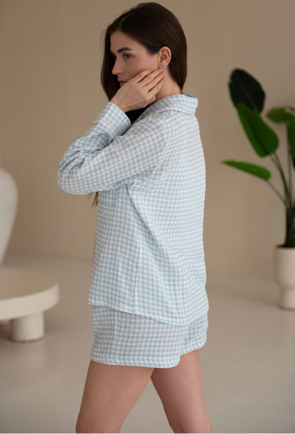 Пижама женская муслиновая LoomLine 13-61BK фото