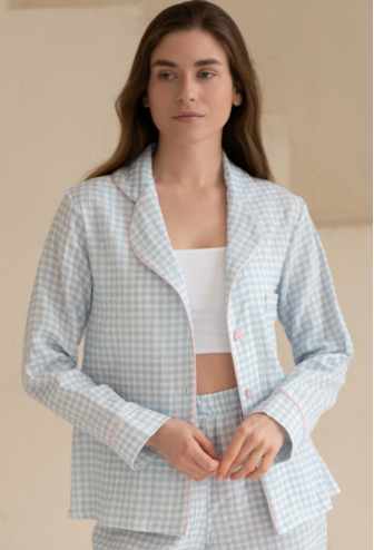 Пижама женская муслиновая LoomLine 13-63BK