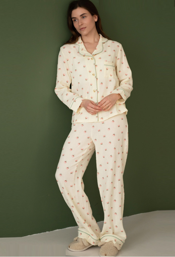 Пижама женская муслиновая LoomLine 13-63Т фото