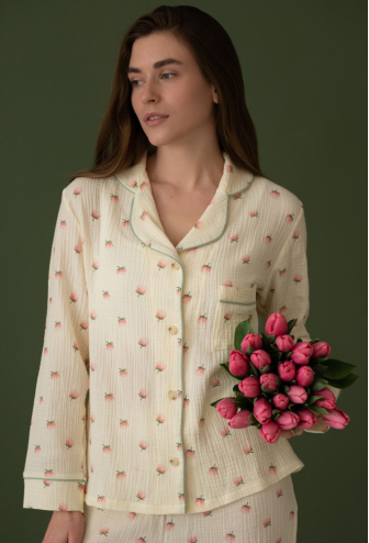 Пижама женская муслиновая LoomLine 13-63Т