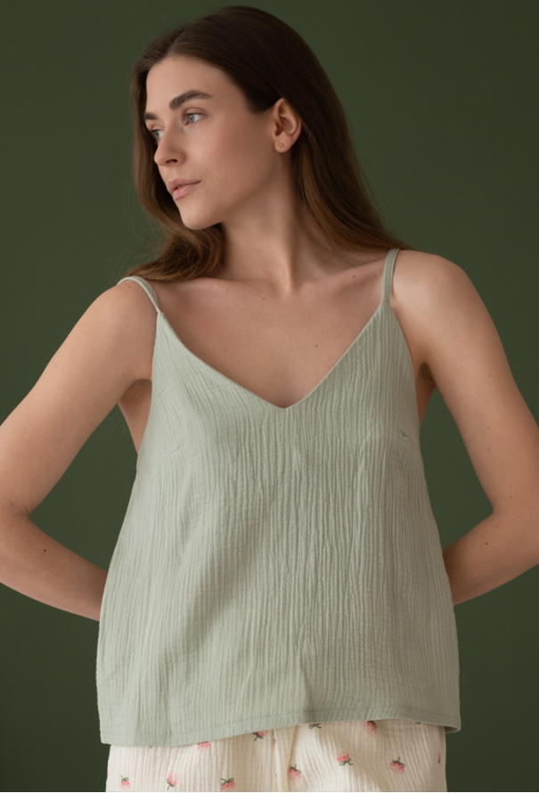 Піжама жіноча комплект муслин LoomLine 13-65F фото