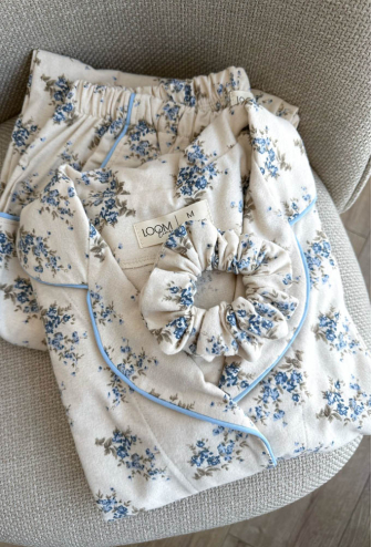 Піжама жіноча фланелева LoomLine 13-01BLF