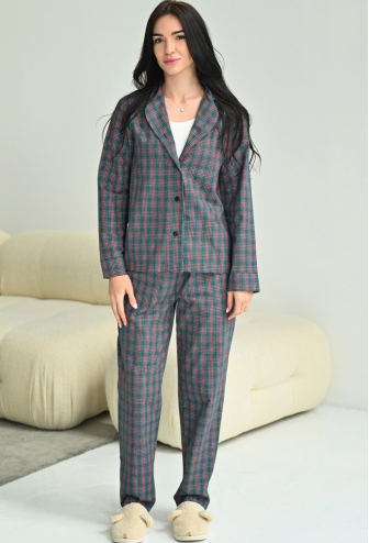 Пижама женская фланелевая LoomLine 13-49ZK Пижама женская фланелевая LoomLine 13-49ZK