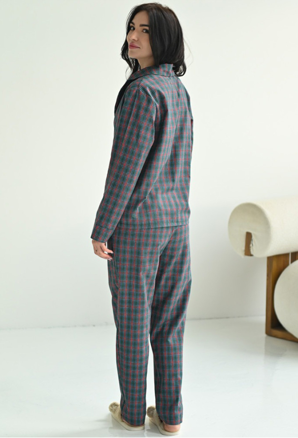 Пижама женская фланелевая LoomLine 13-49ZK Пижама женская фланелевая LoomLine 13-49ZK фото