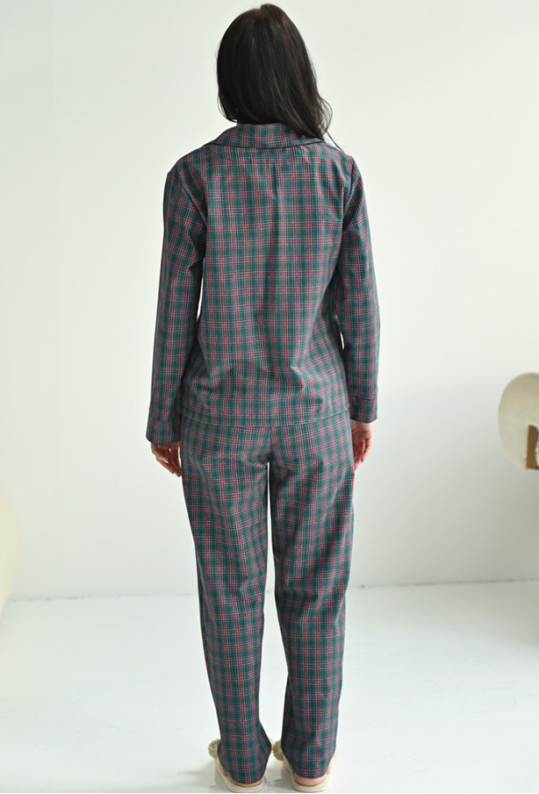 Пижама женская фланелевая LoomLine 13-49ZK Пижама женская фланелевая LoomLine 13-49ZK фото