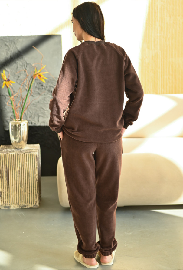 Піжама жіноча флісова LoomLine 13-58 Піжама жіноча флісова LoomLine 13-58 фото