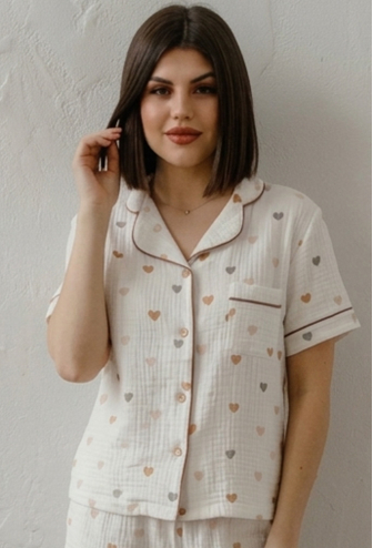 Пижама женская муслиновая LoomLine 13-21BH